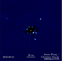 科学家观测邻近神秘行星环绕主恒星旋转舞动