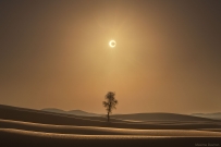 2023年10月1日： 沙漠日食