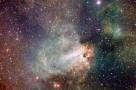 恒星形成区的梅西尔17 VST图像 2048x1536